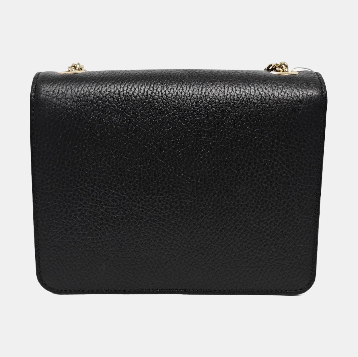 Interlocking G Small Calfskin Black