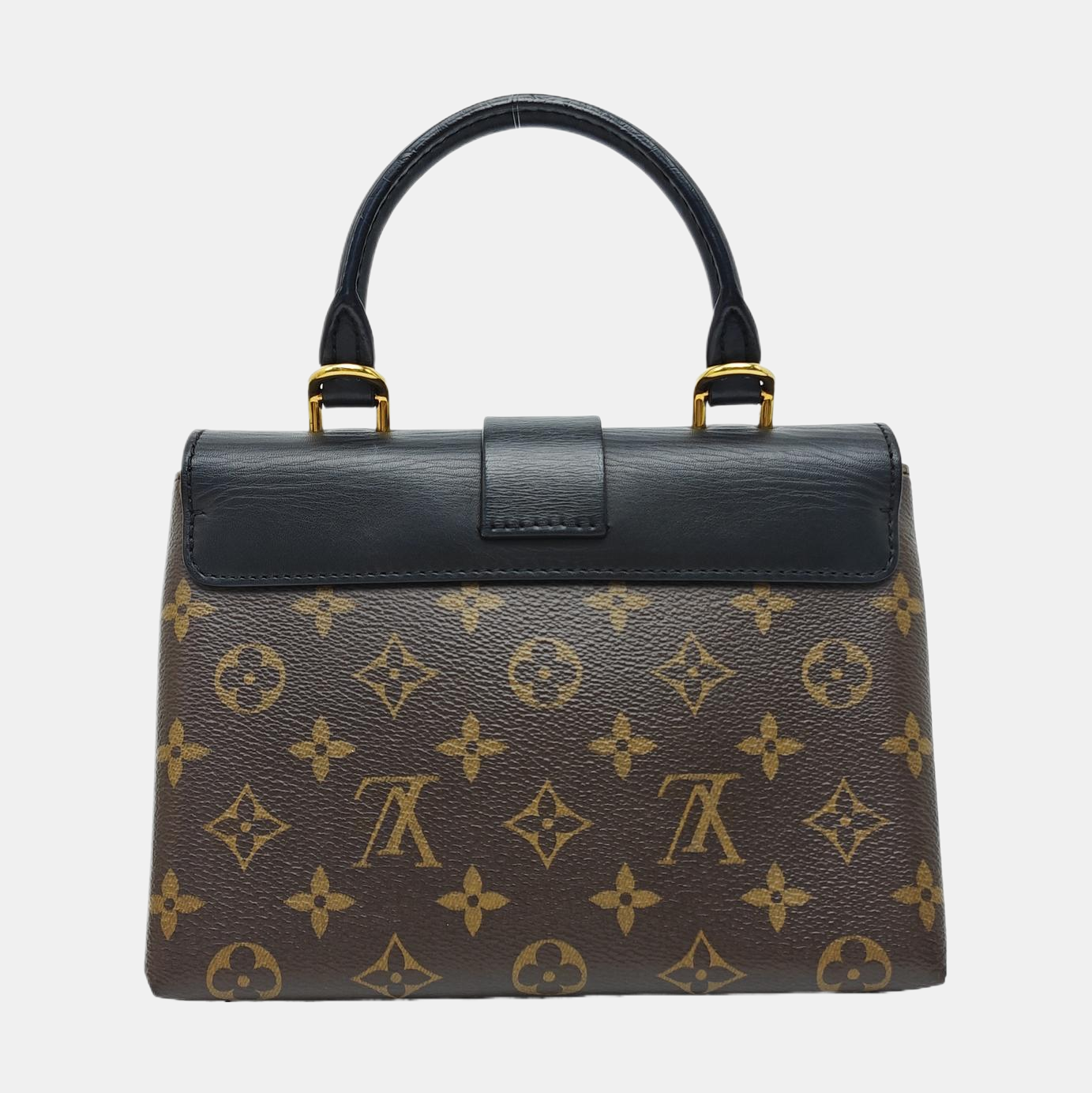 LOCKY BB Monogram Coated Canvas Brown