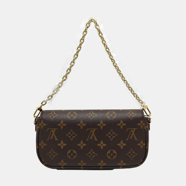 IVY Monogram Coated Canvas Brown