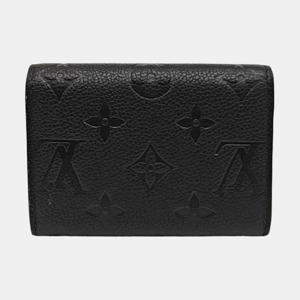 ROSALIE Monogram Calfskin Black Wallet