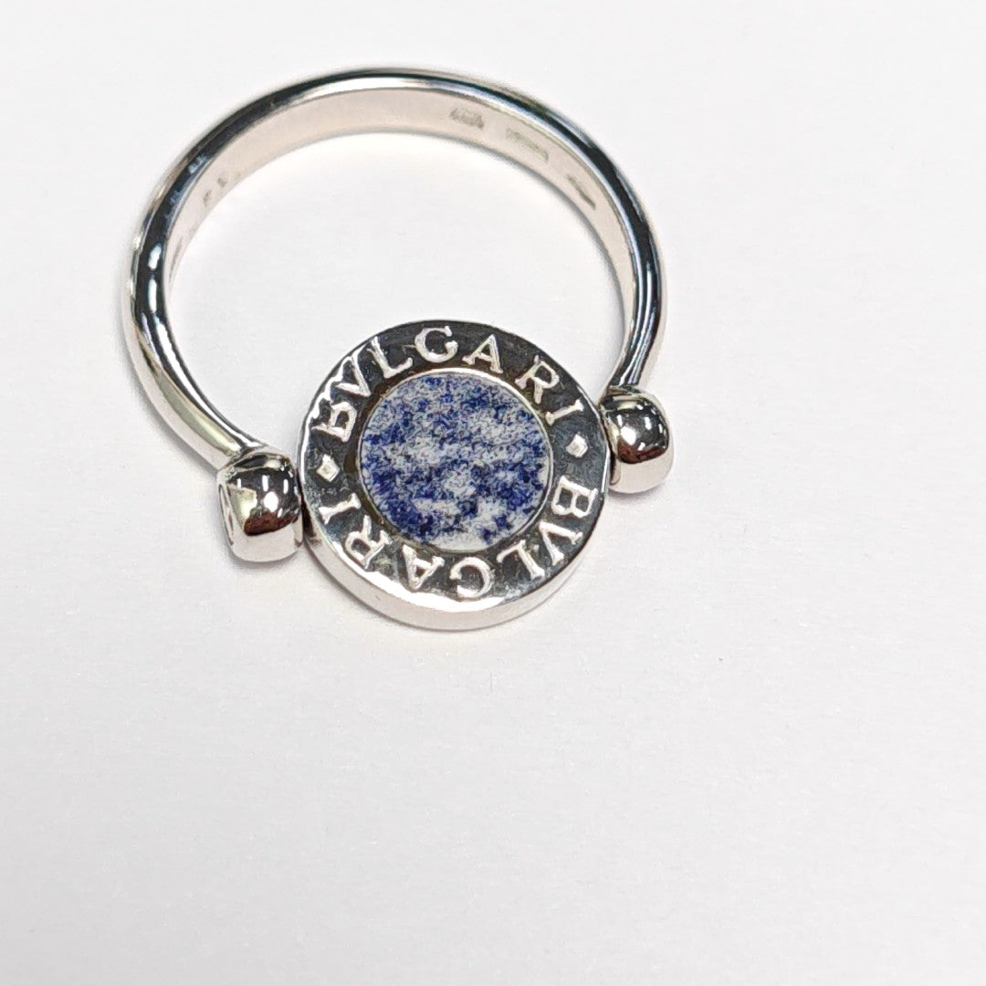 BVLGARI BVLGARI 18k White Gold Silver Ring EU 51