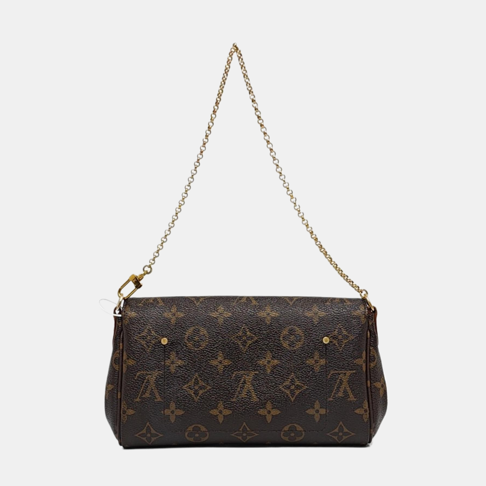 FAVORITE PM Monogram Coated Canvas Brown