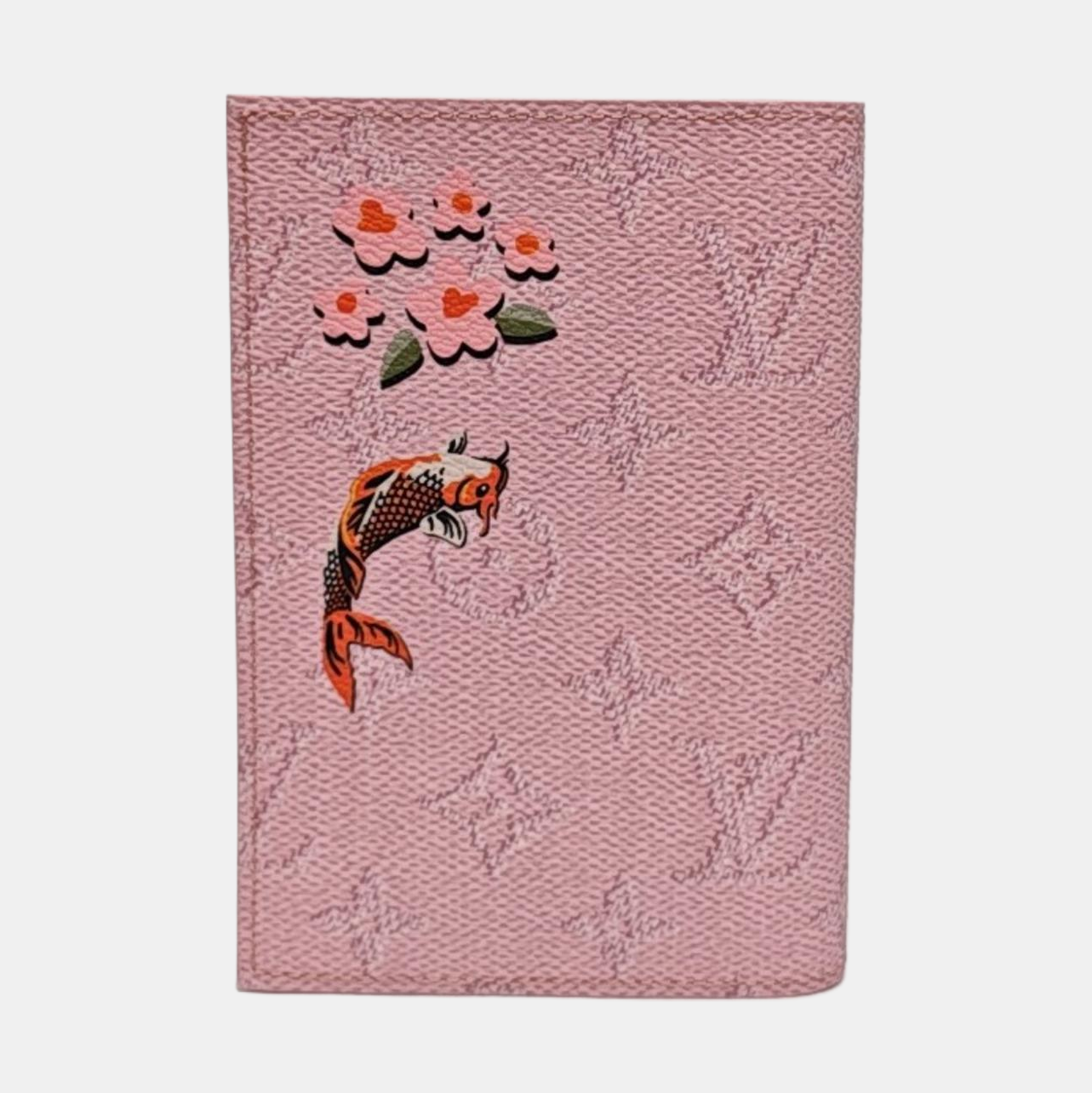 Monogram Coated Canvas Wallet Pink