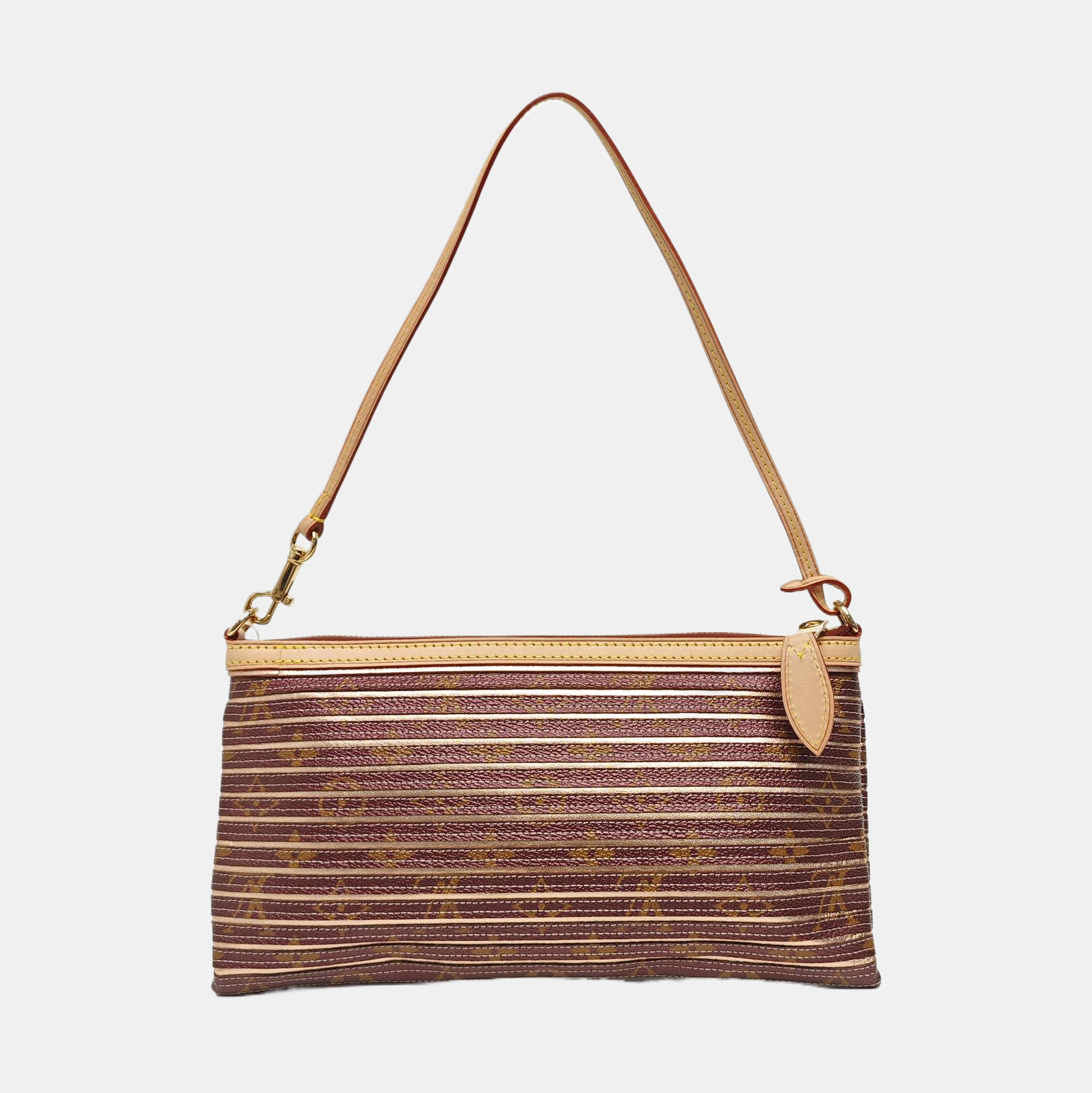 EDEN ZOE Quilted Calfskin Brown