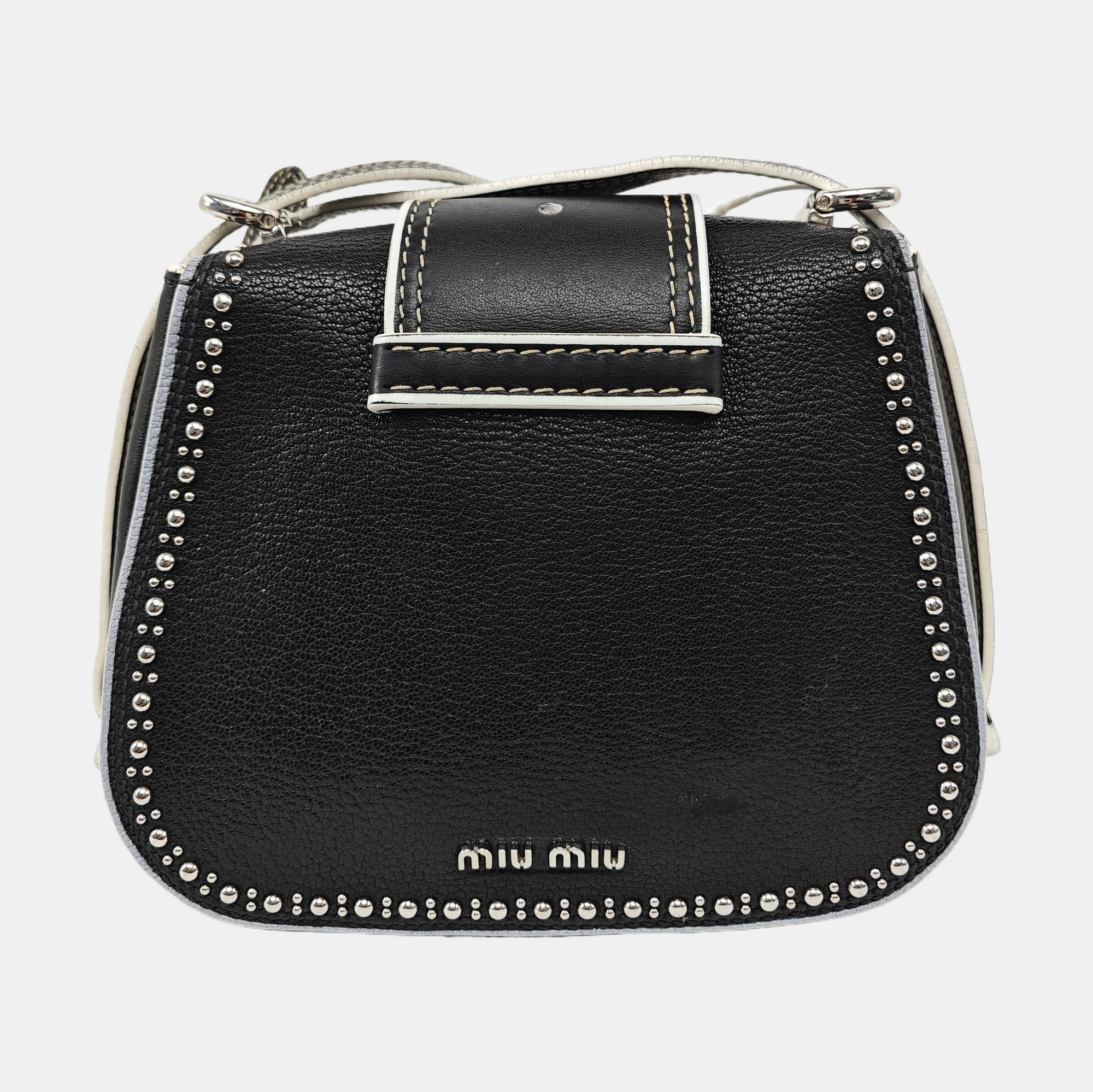 Miu Lady Calfskin Black