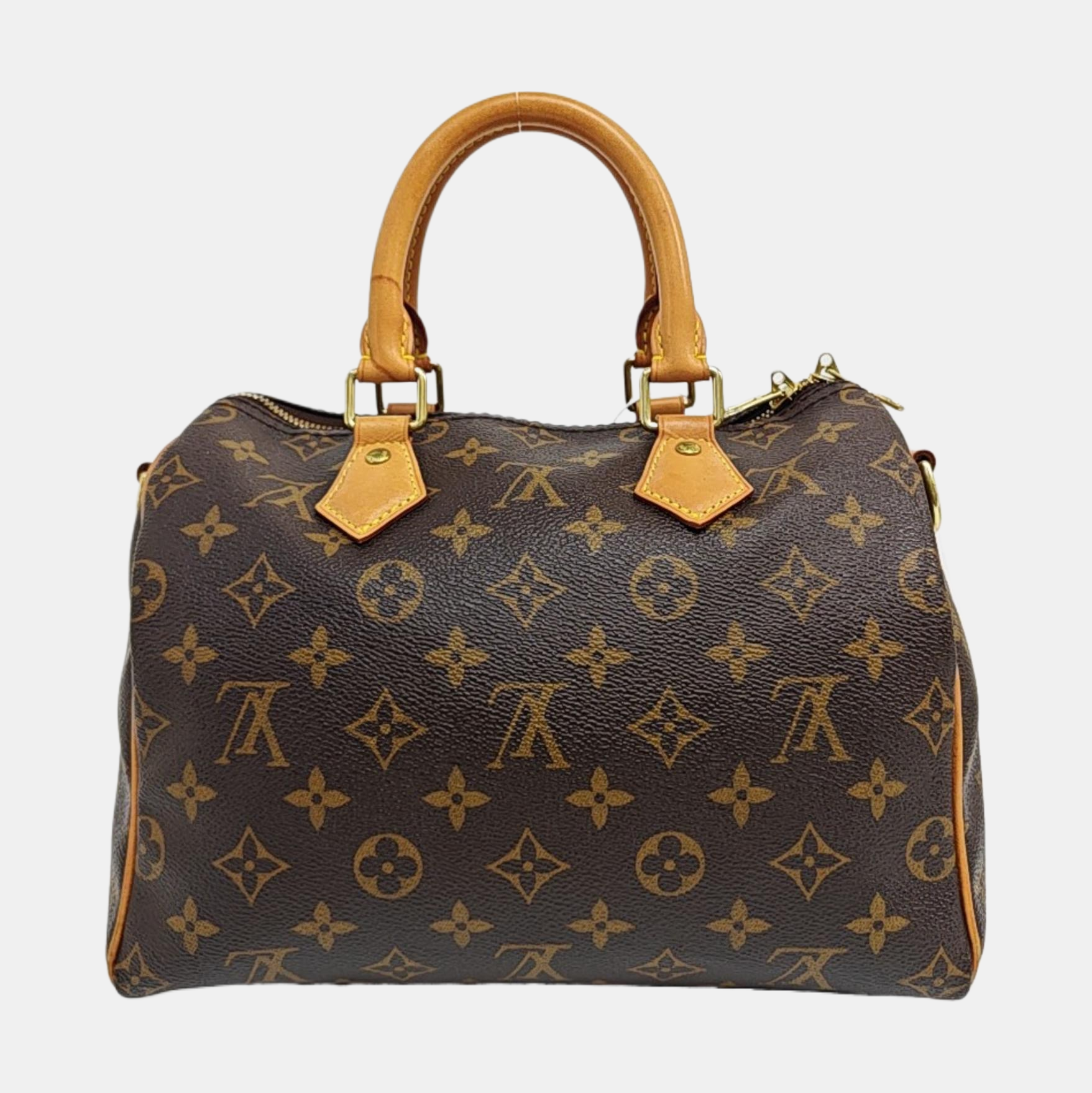 SPEEDY 25 Monogram Coated Canvas Brown