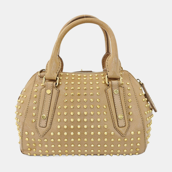 Calfskin Shoulder Bag Brown