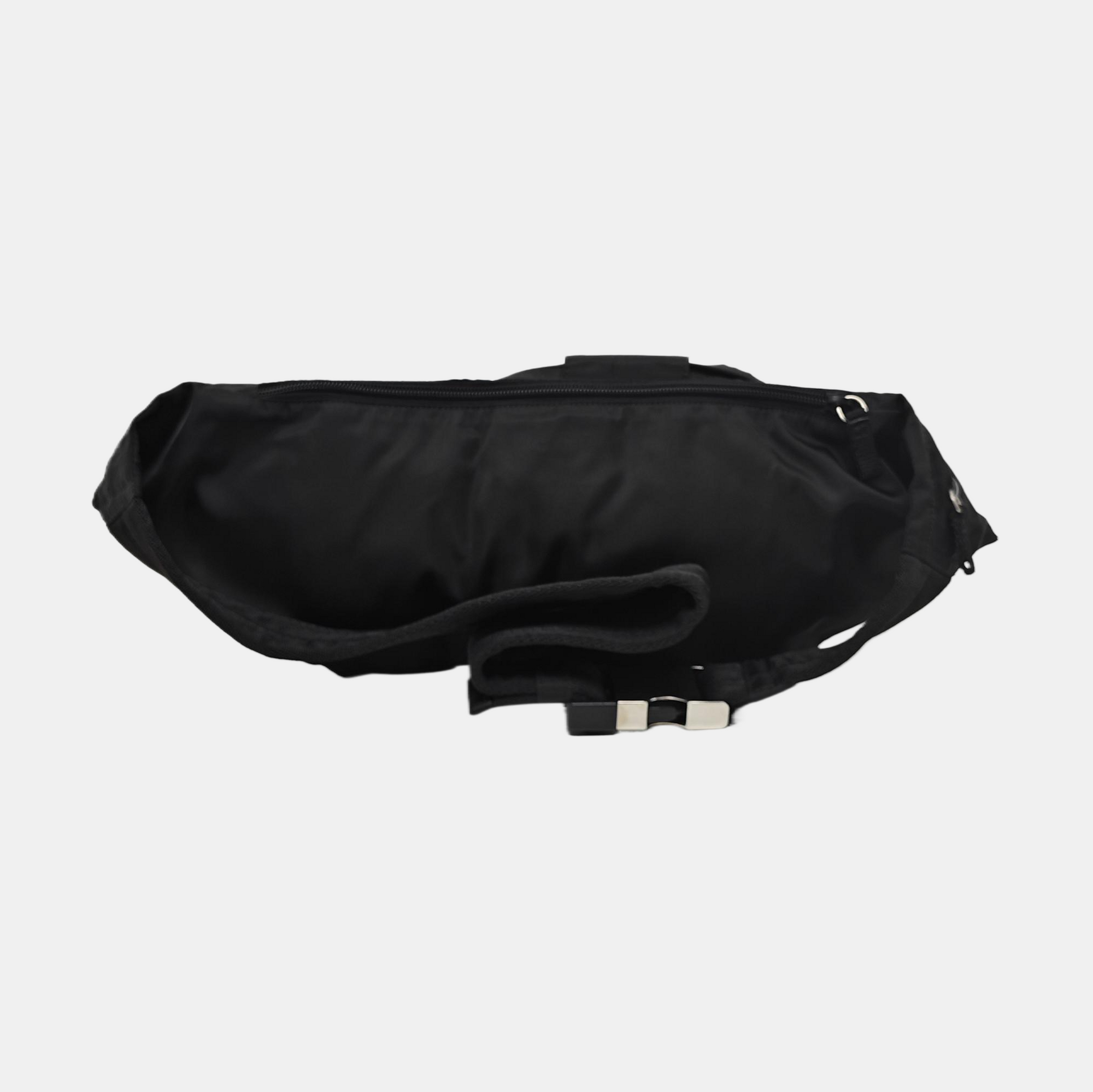 Nylon Crossbody Bag Black