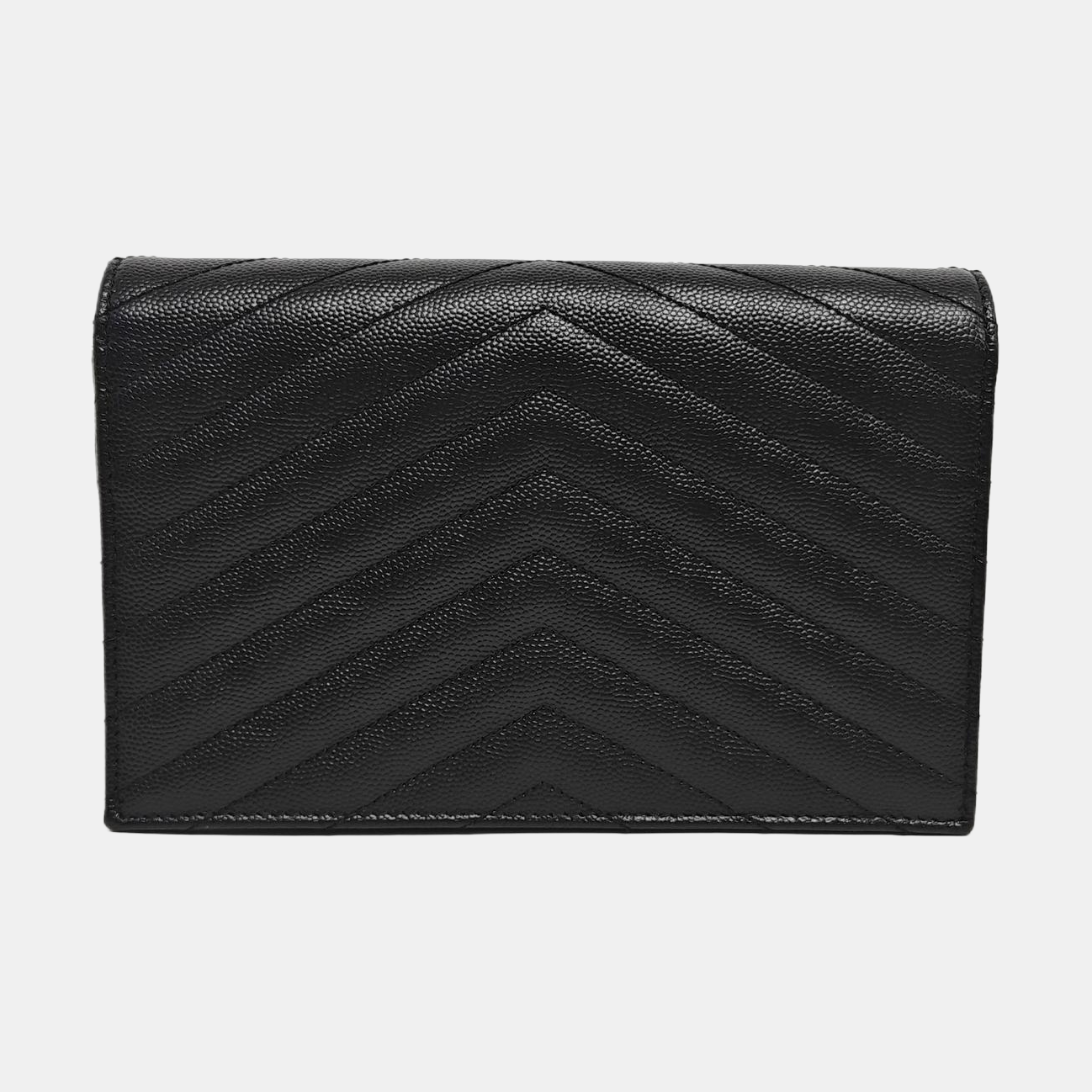 MONOGRAM WOC Chevron Calfskin Black