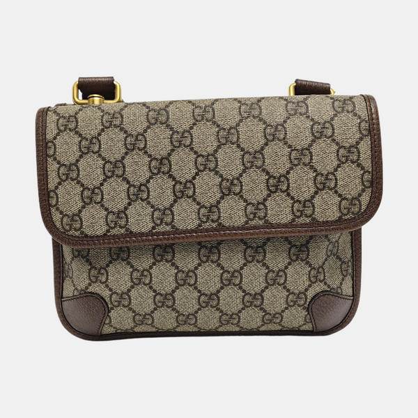 Neo Vintage Small Monogram Coated Canvas Beige