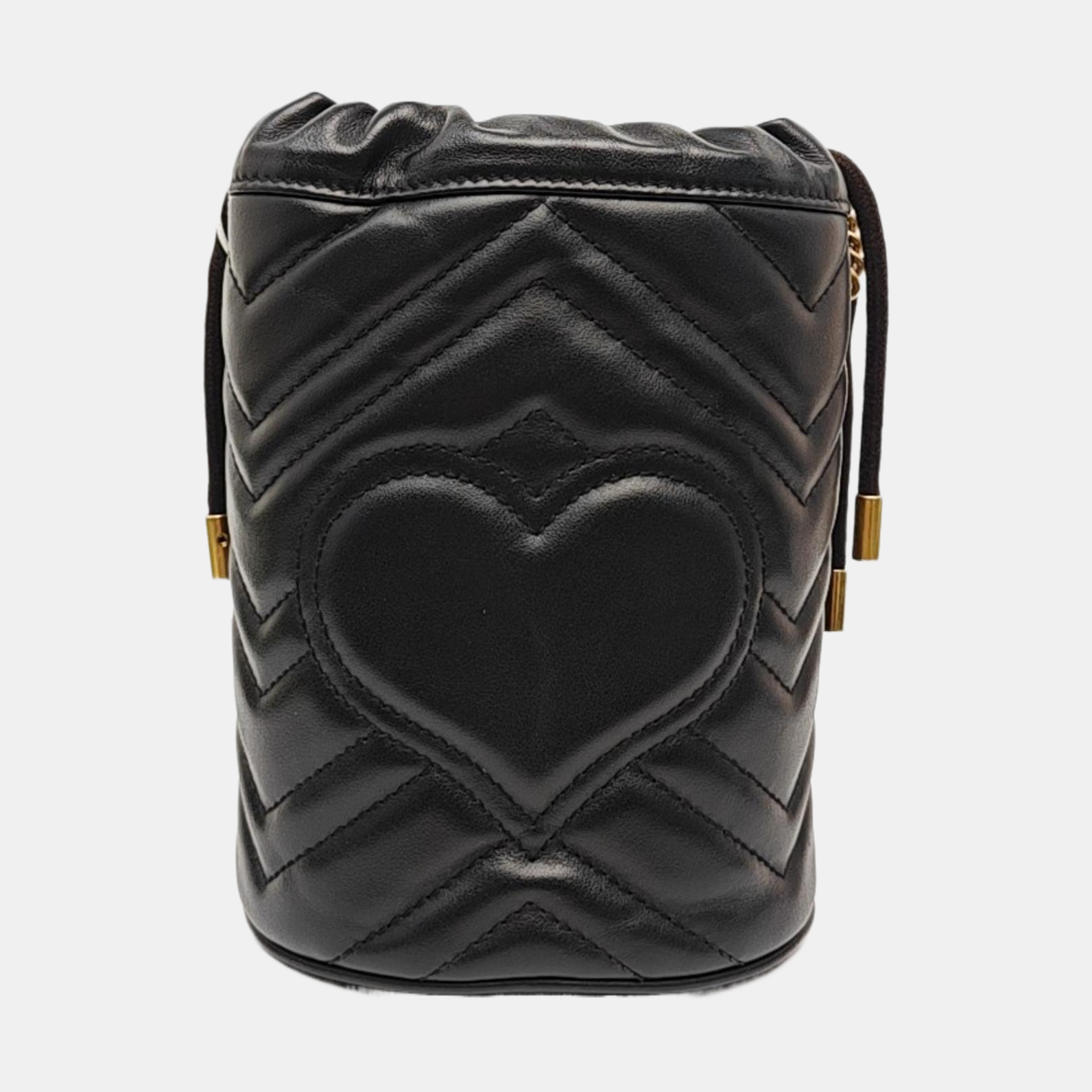 GG Marmont Mini Quilted Calfskin Black