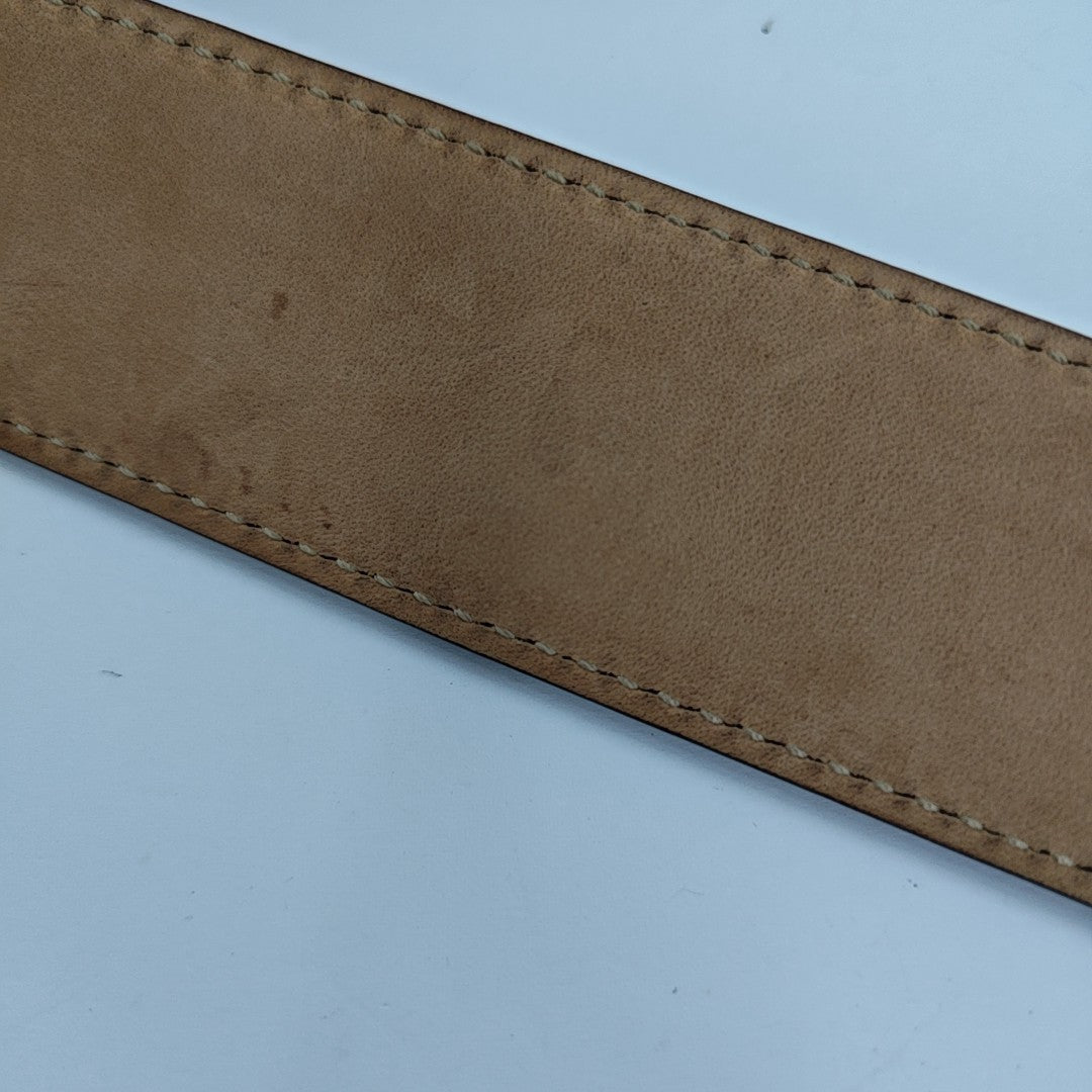 Leather Belt Purple