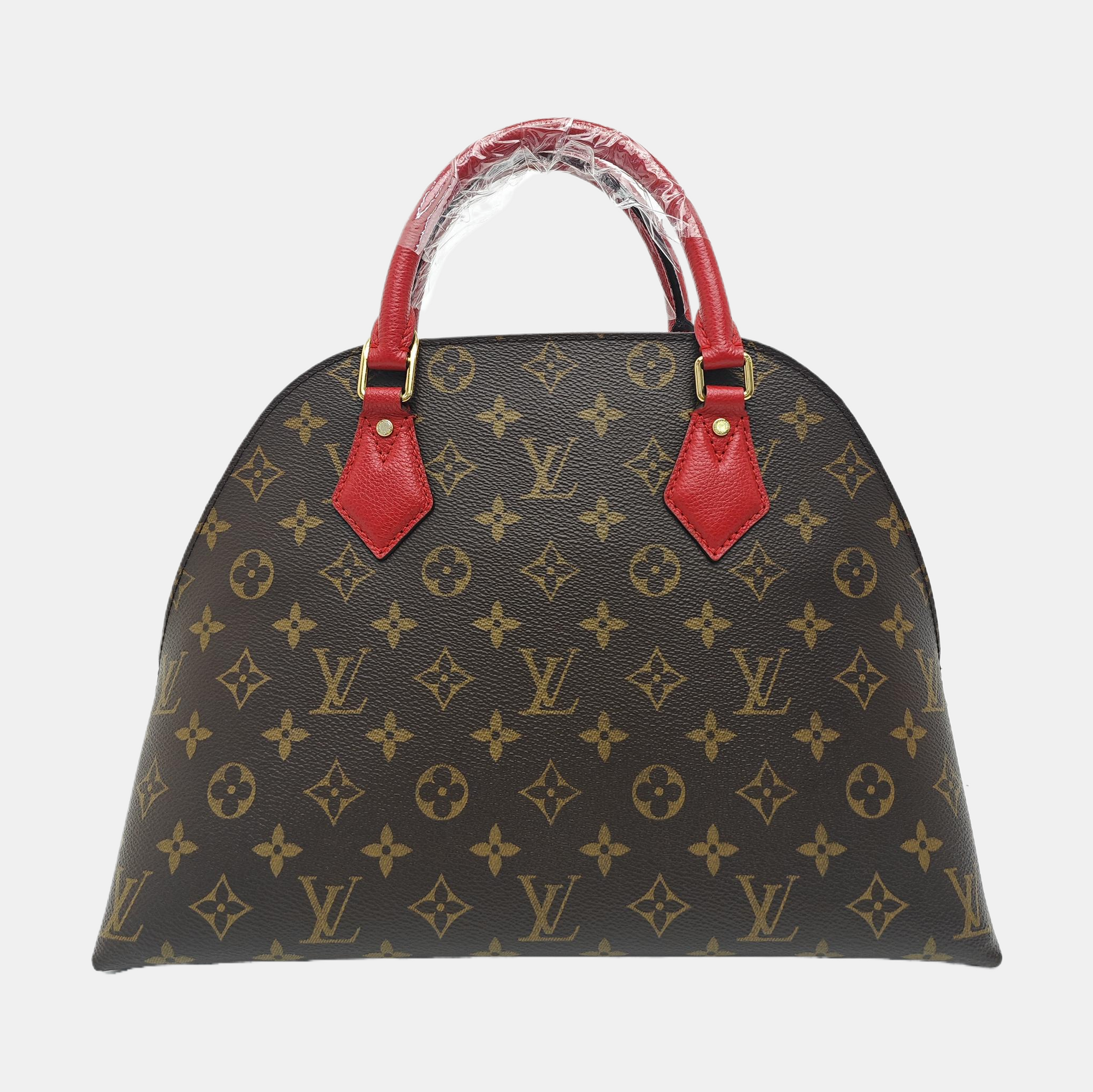ALMA BNB MM Monogram Coated Canvas Brown