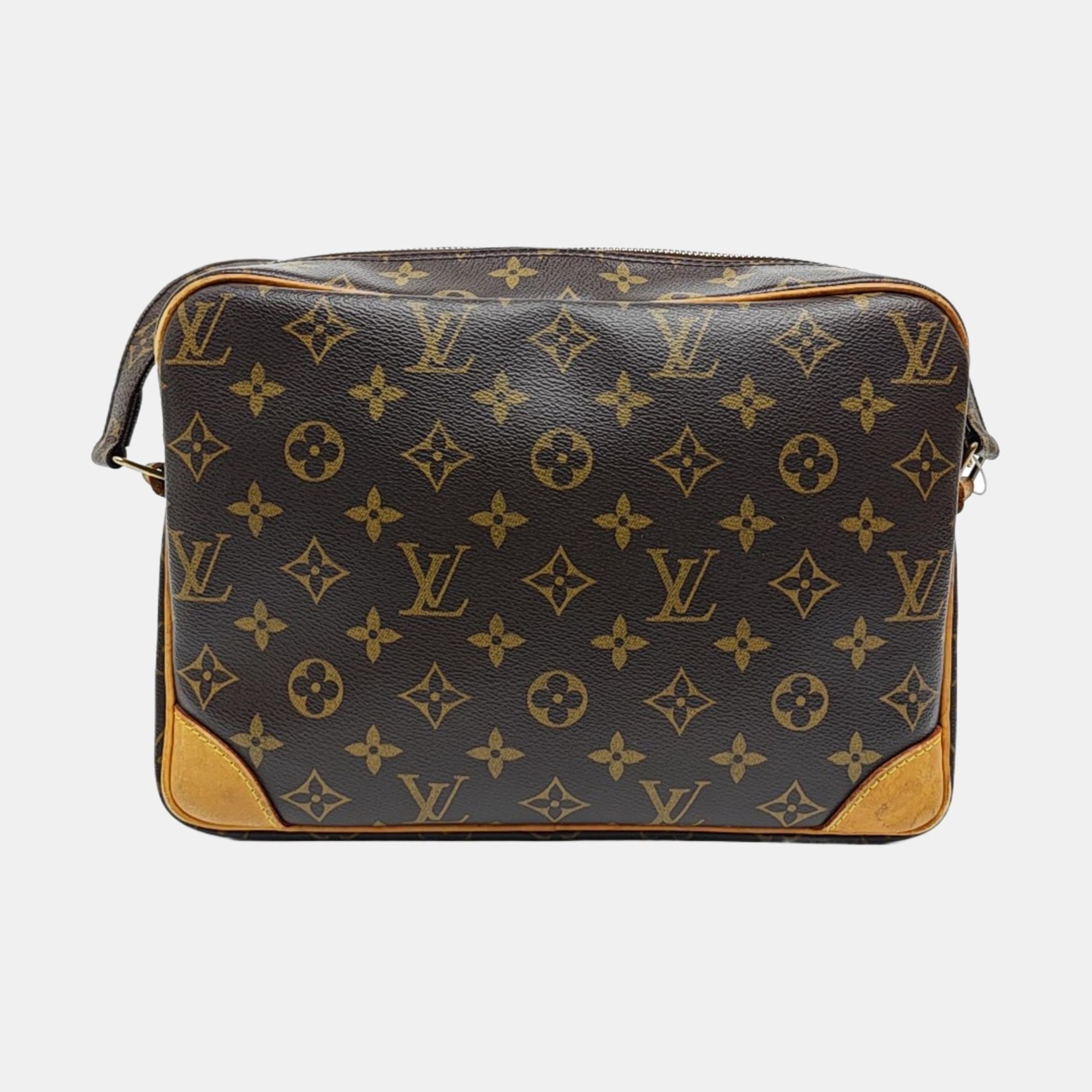 NIL Monogram Coated Canvas Brown