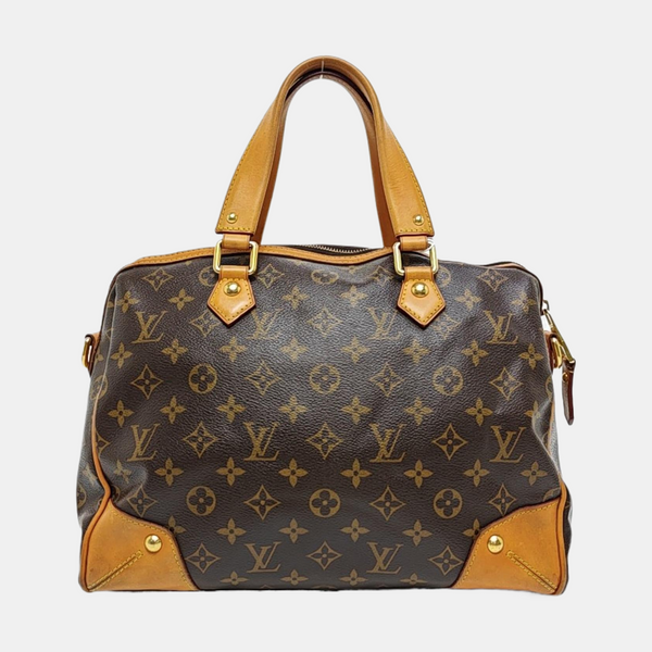 RETIRO NM Monogram Coated Canvas Brown
