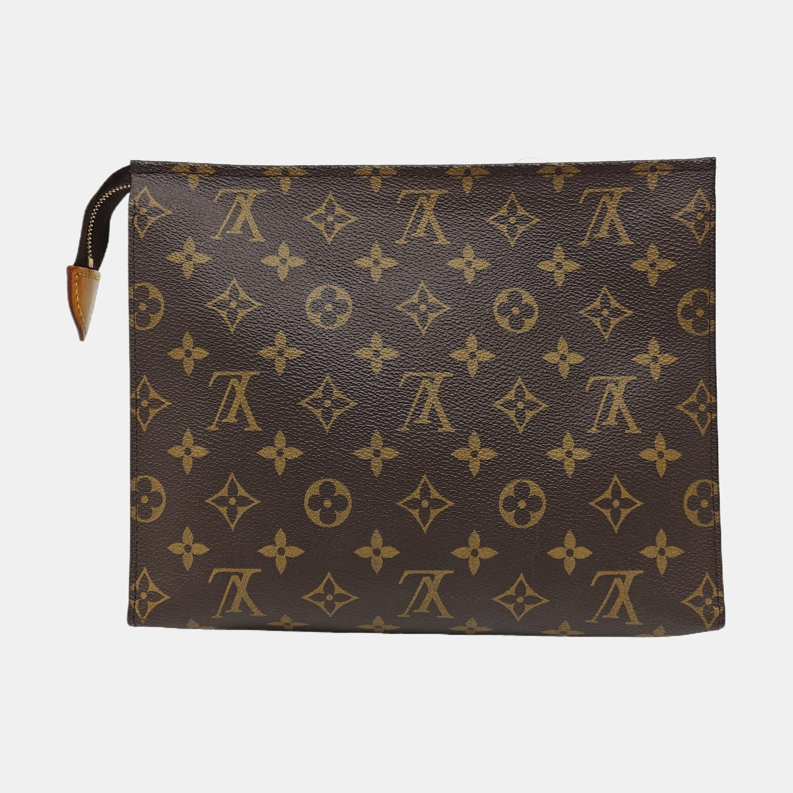 TOILET POCKET 26 Monogram Coated Canvas Brown