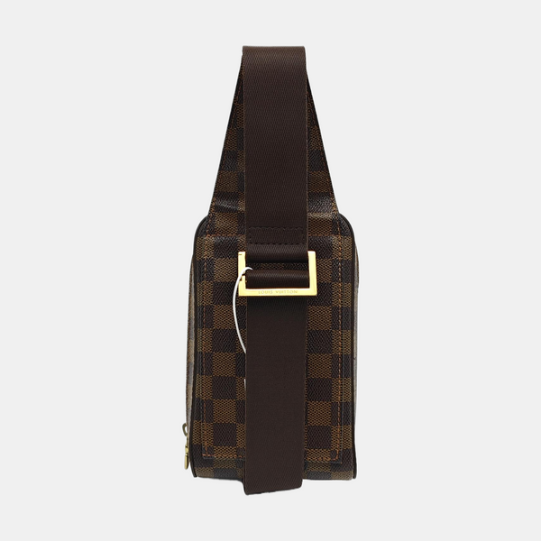 GÉRONIMOS Damier Ebene Coated Canvas Brown