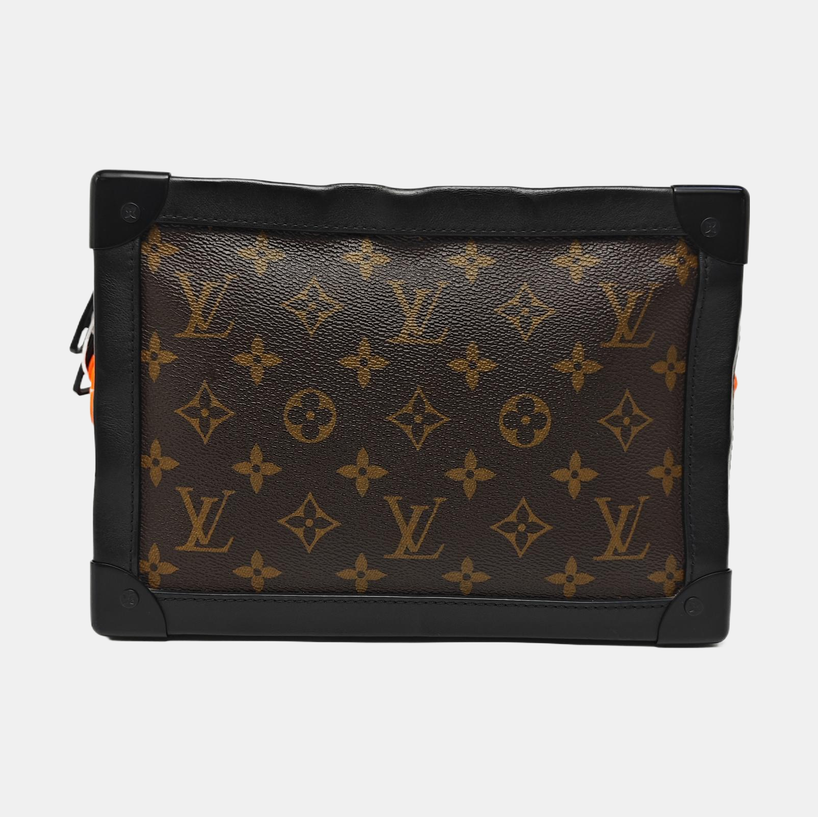 SOFT TRUNK Monogram Coated Canvas Brown