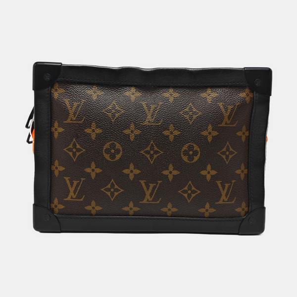 SOFT TRUNK Monogram Coated Canvas Brown