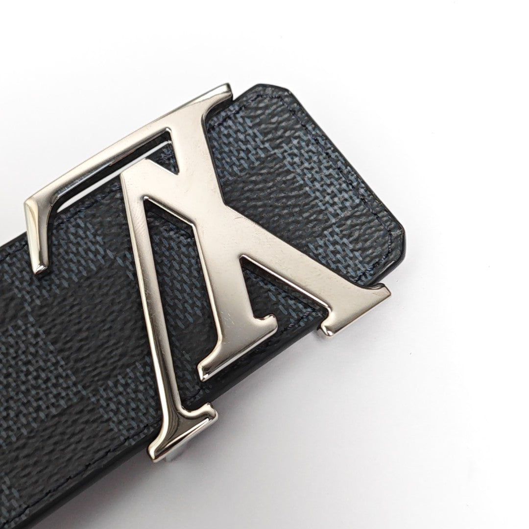 Coated Canvas Belt Blue