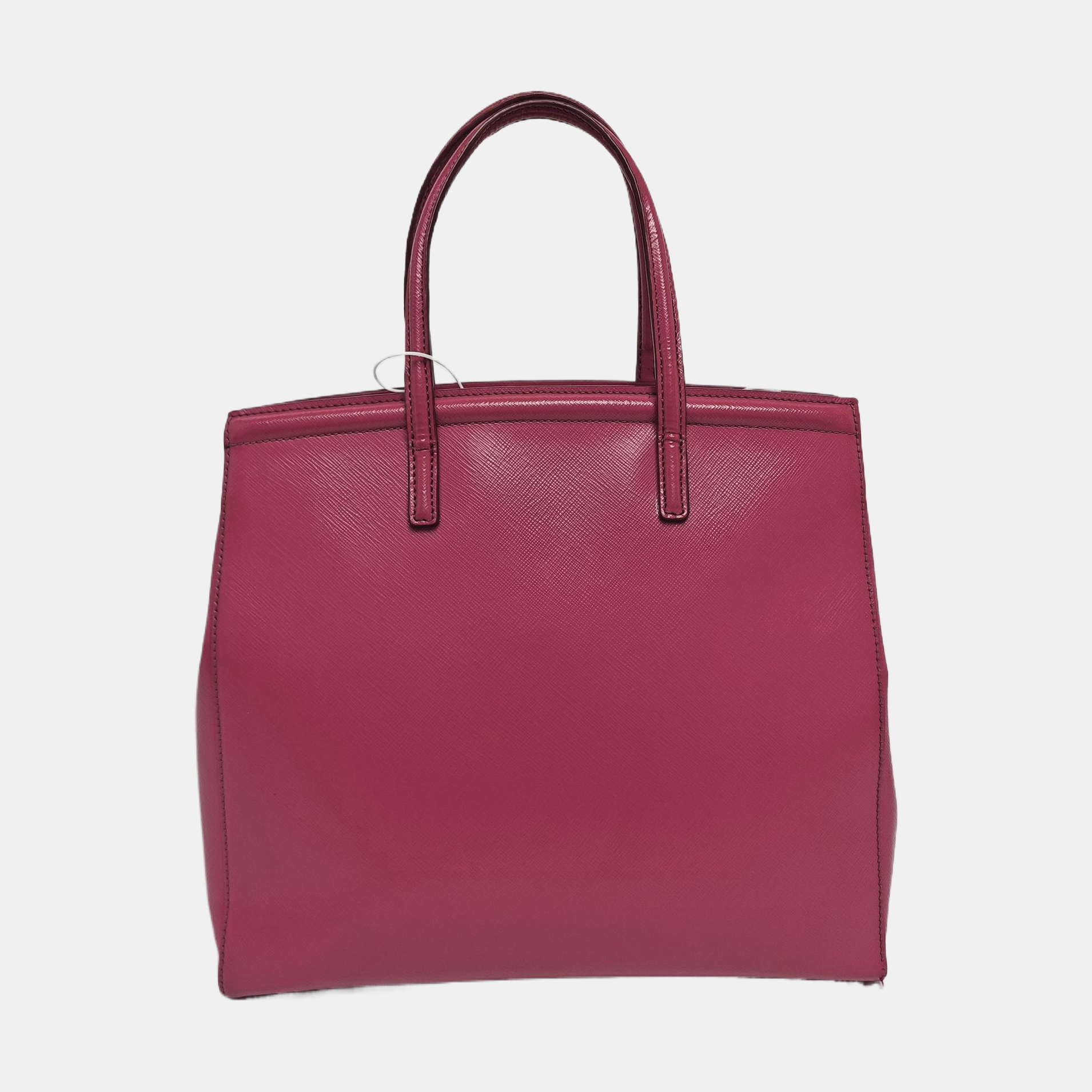 Saffiano Calfskin Top Handle Bag Red