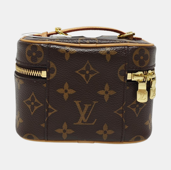 NICE Super Mini Monogram Coated Canvas Brown