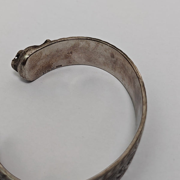 Le Marché Des Merveilles 925 Sterling Silver Gray Bangle
