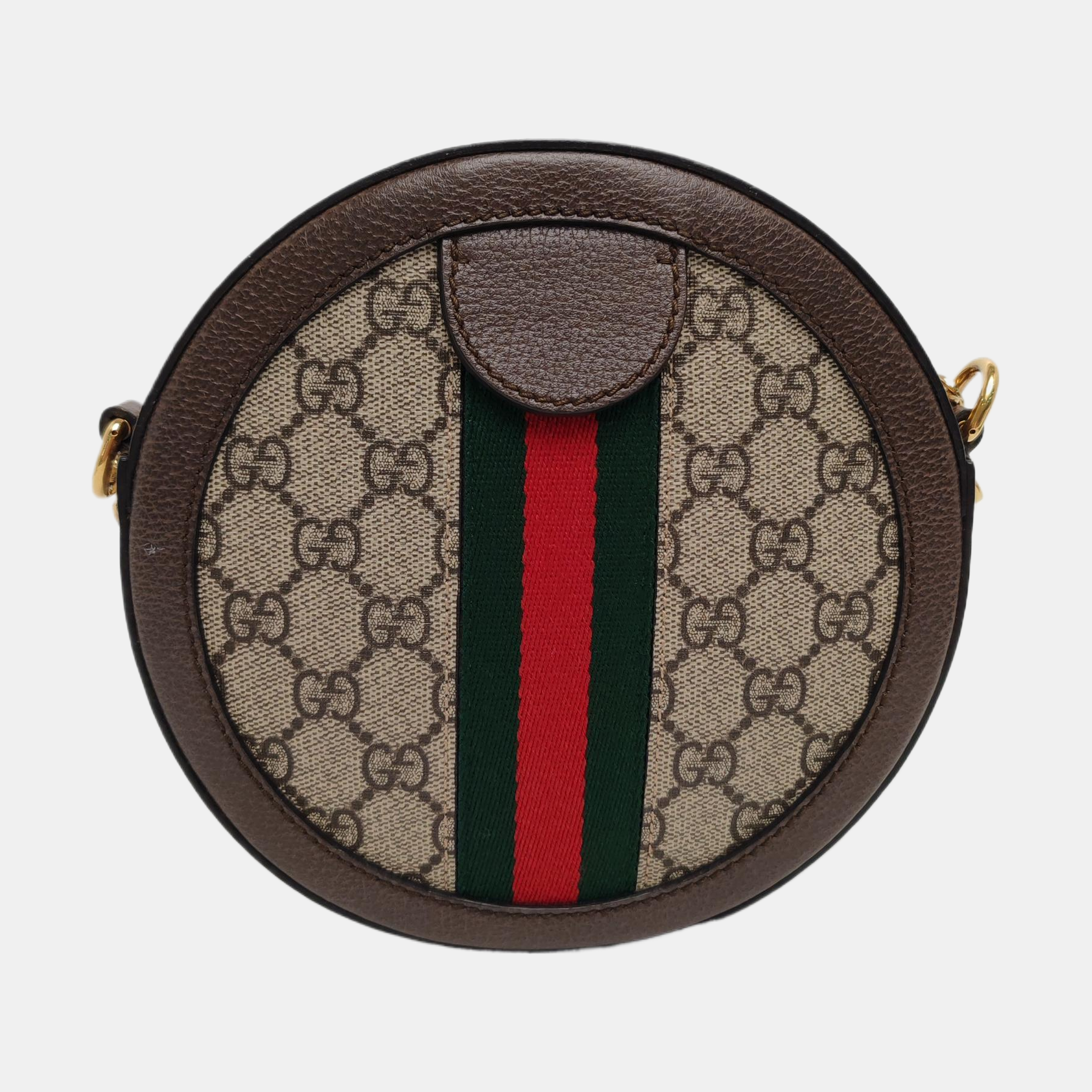 Ophidia Mini Monogram Coated Canvas Beige