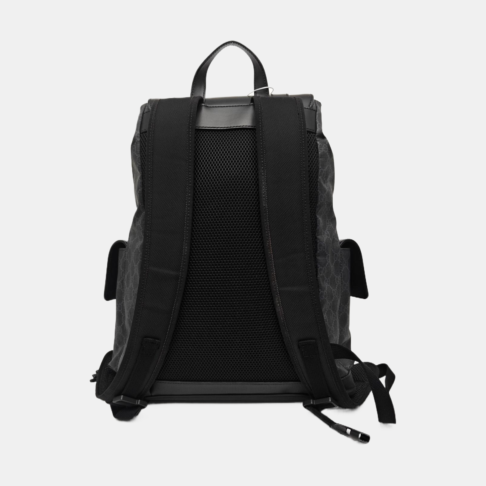 GG Supreme Monogram Coated Canvas Black