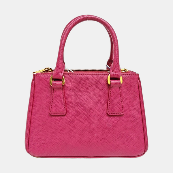 Galleria Super Mini Saffiano Calfskin Red