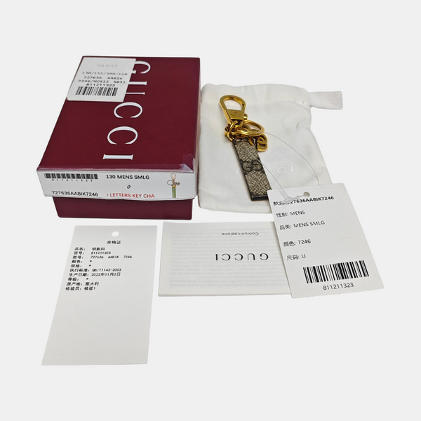 Metal Bag Charm Gold