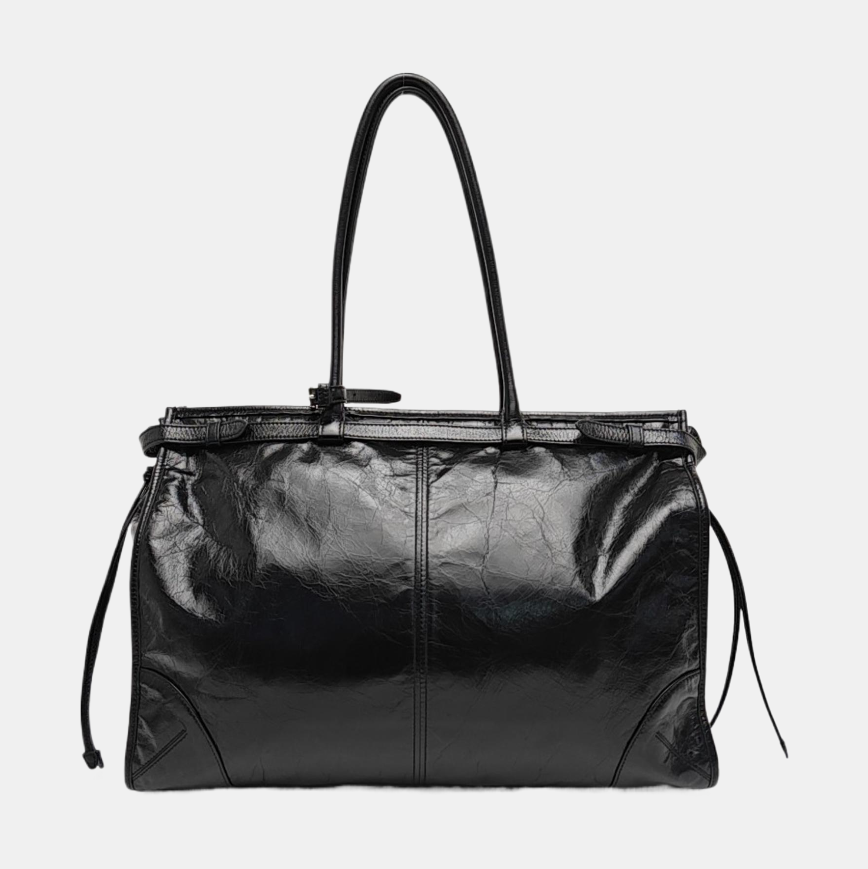 Bonnie Extra Large Calfskin Black
