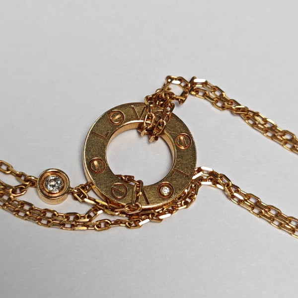 LOVE 18k Rose Gold Necklace