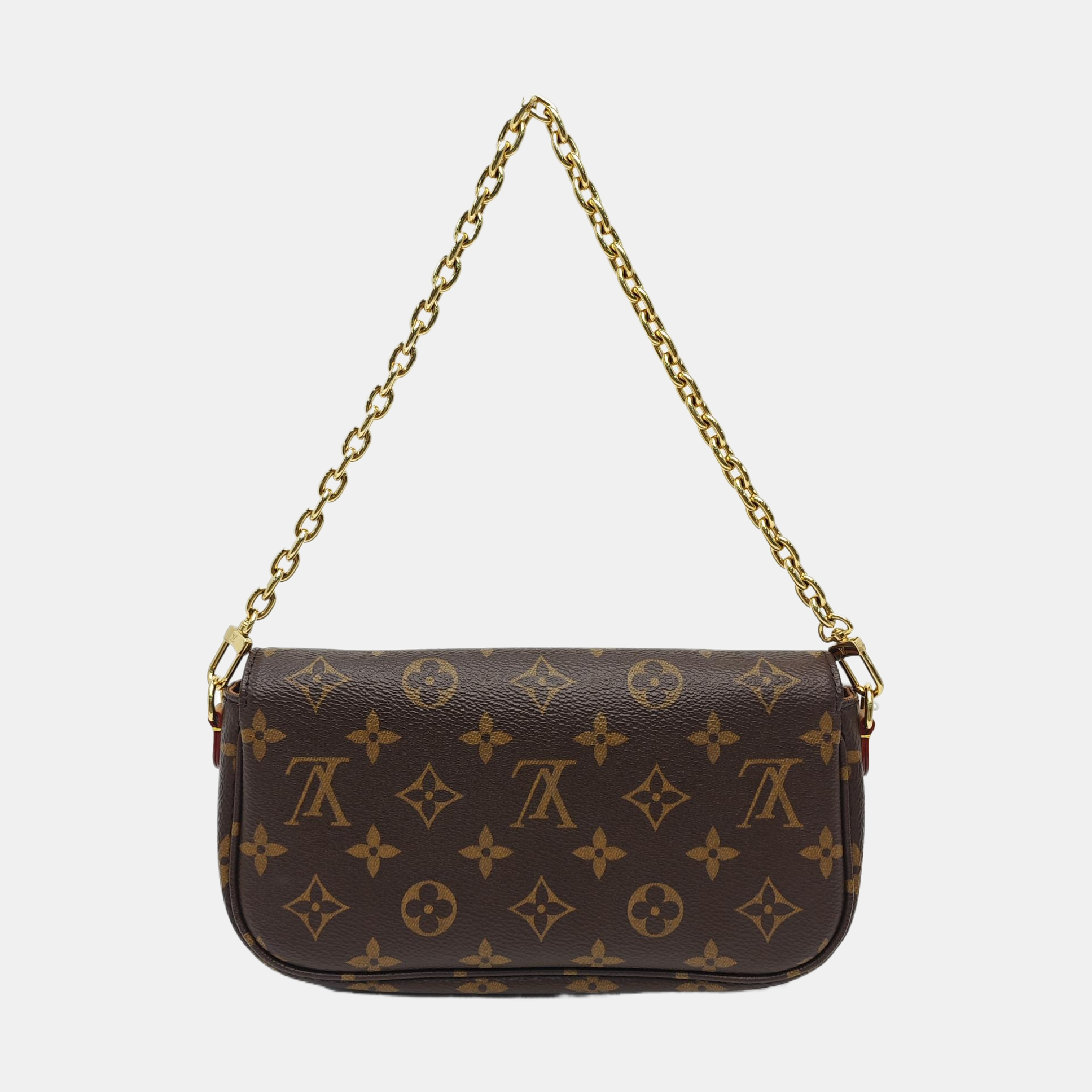 IVY Monogram Coated Canvas Brown