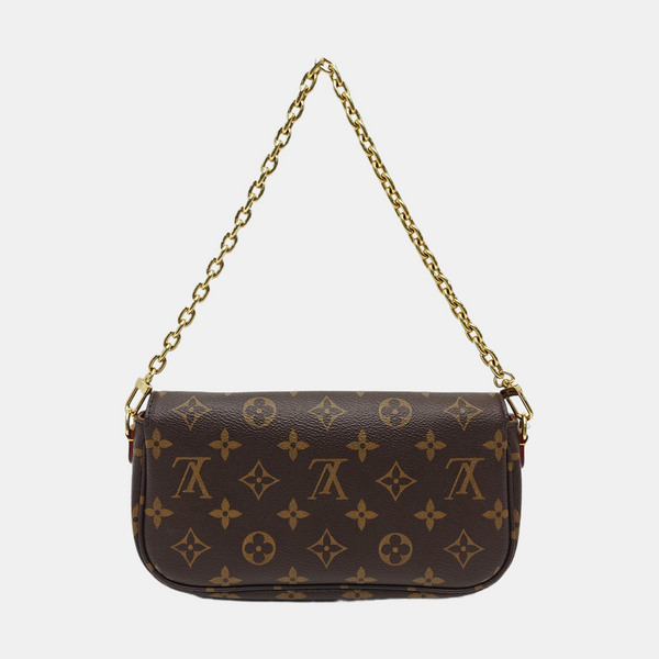 IVY Monogram Coated Canvas Brown
