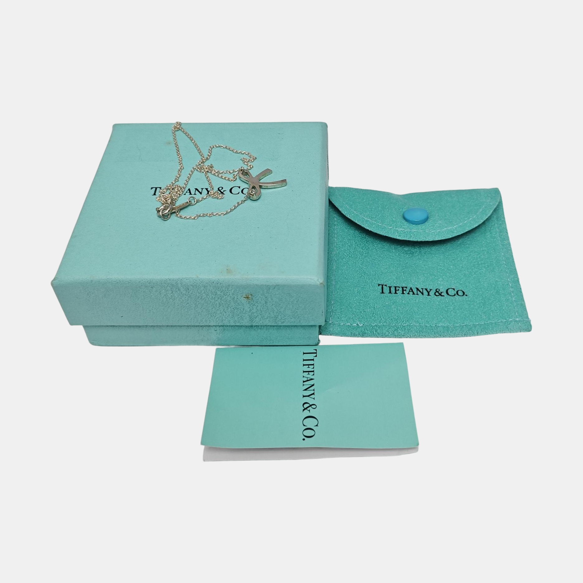 Tiffany Bow 925 Sterling Silver Necklace