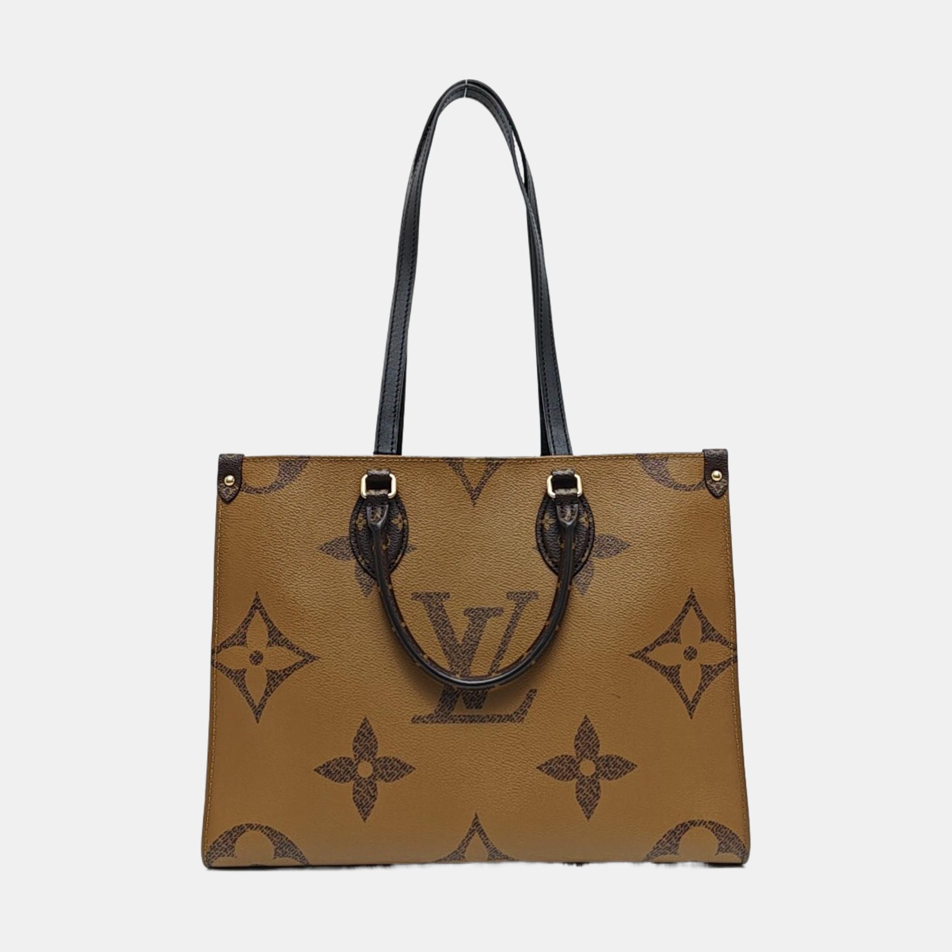 ONTHEGO MM Lona Monogram Revestida Marrón