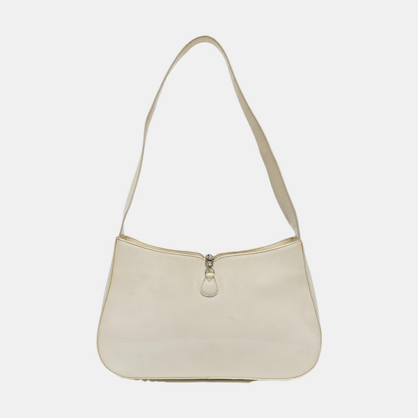 Calfskin Shoulder Bag White