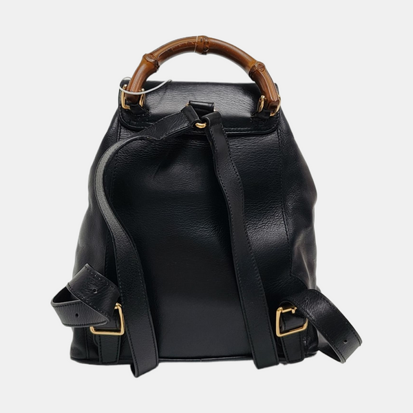 Authenticated pre-owned  Bamboo 1947 Calfskin Black - Backpack at Looply