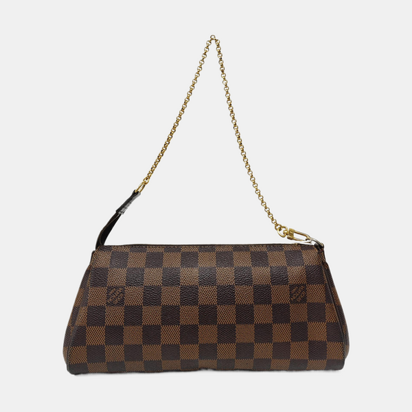 EVA Damier Ebene Coated Canvas Brown