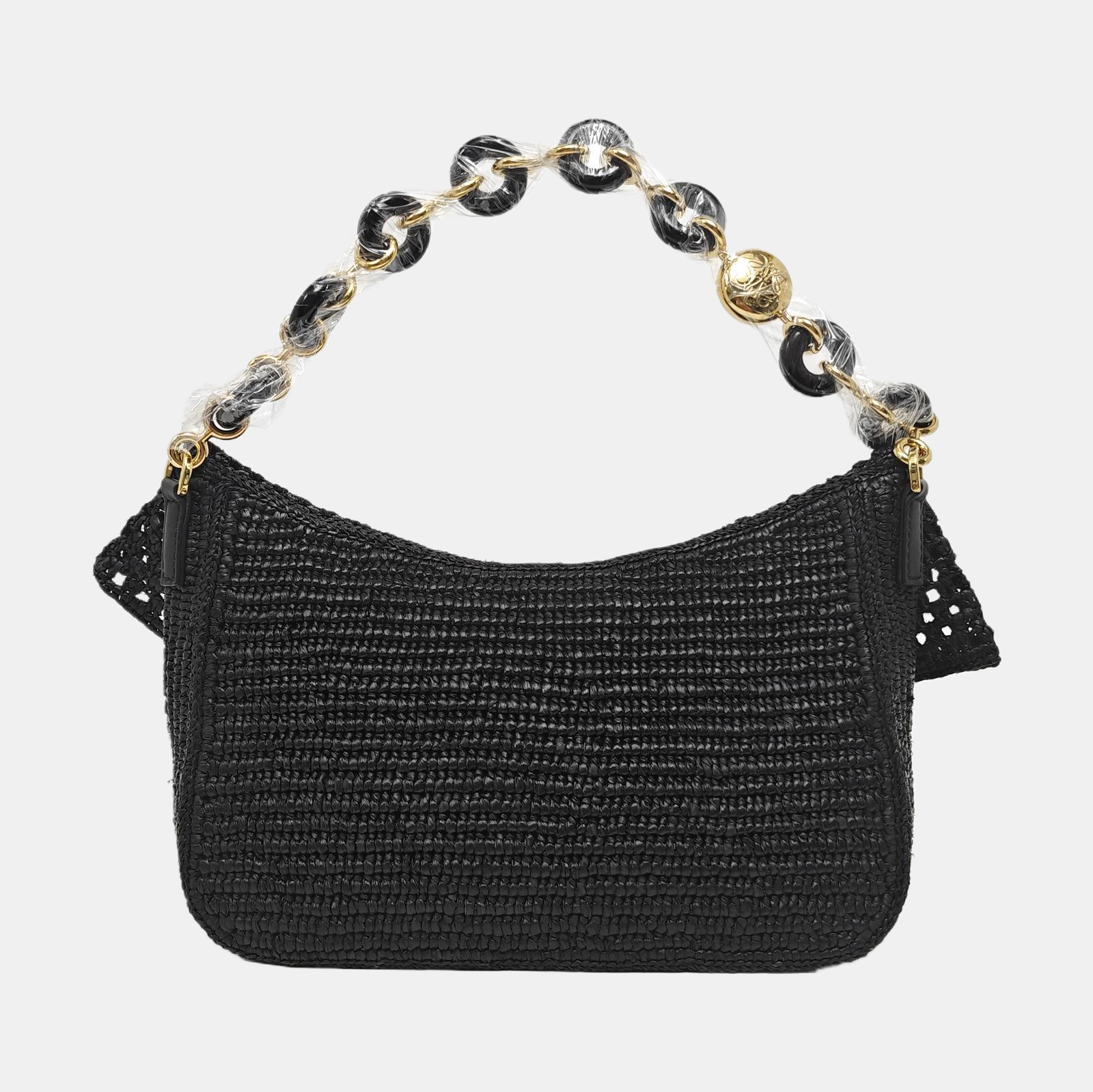 Ola Medium Straw Black