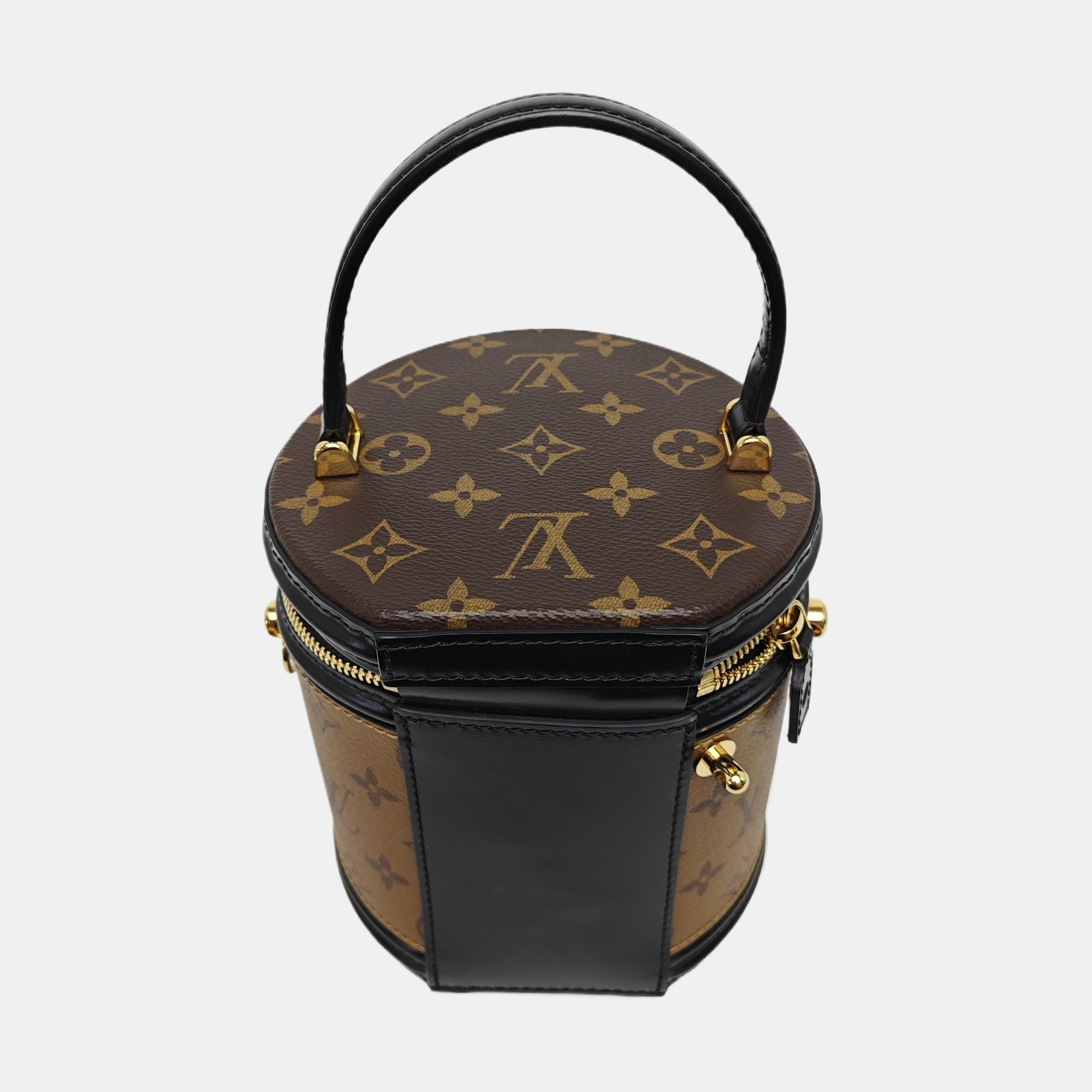 CANNES PM Monogram Coated Canvas Brown