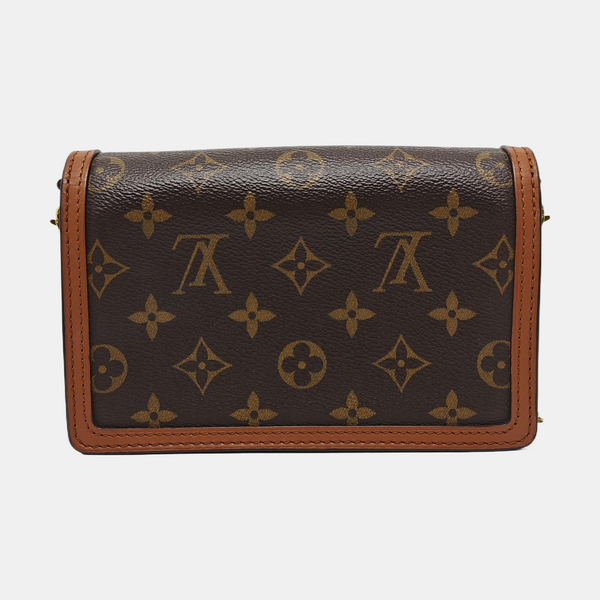 DAUPHINE WOC Monogram Coated Canvas Brown
