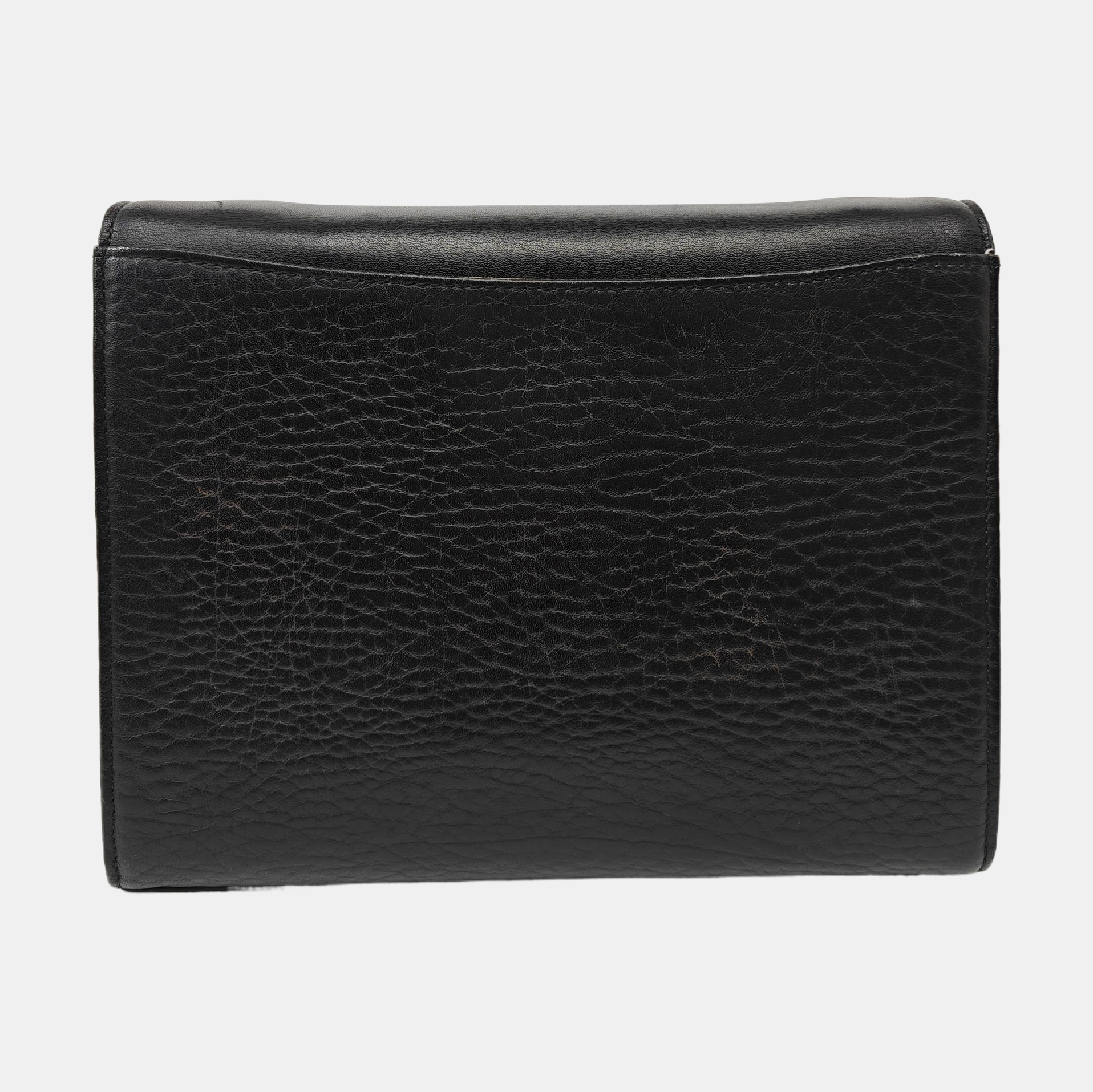 Calfskin Shoulder Bag Black