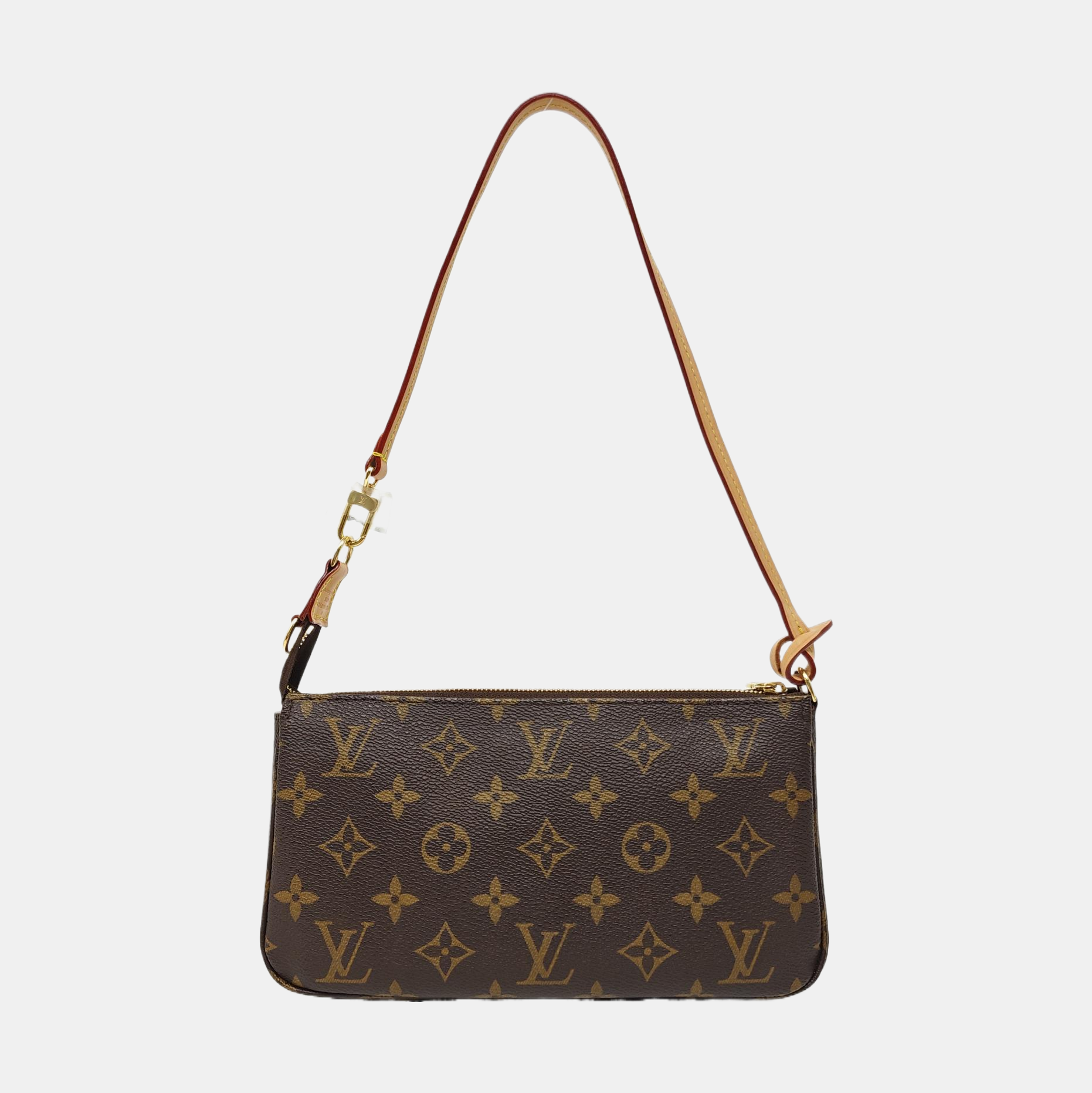 POCHETTE ACCESSOIRES GM Monogram Coated Canvas Brown