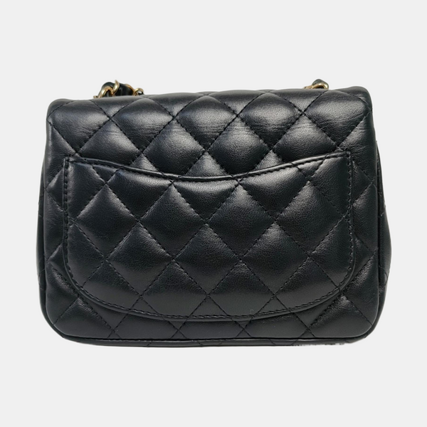 CLASSIC FLAP Mini Quilted Lambskin Black