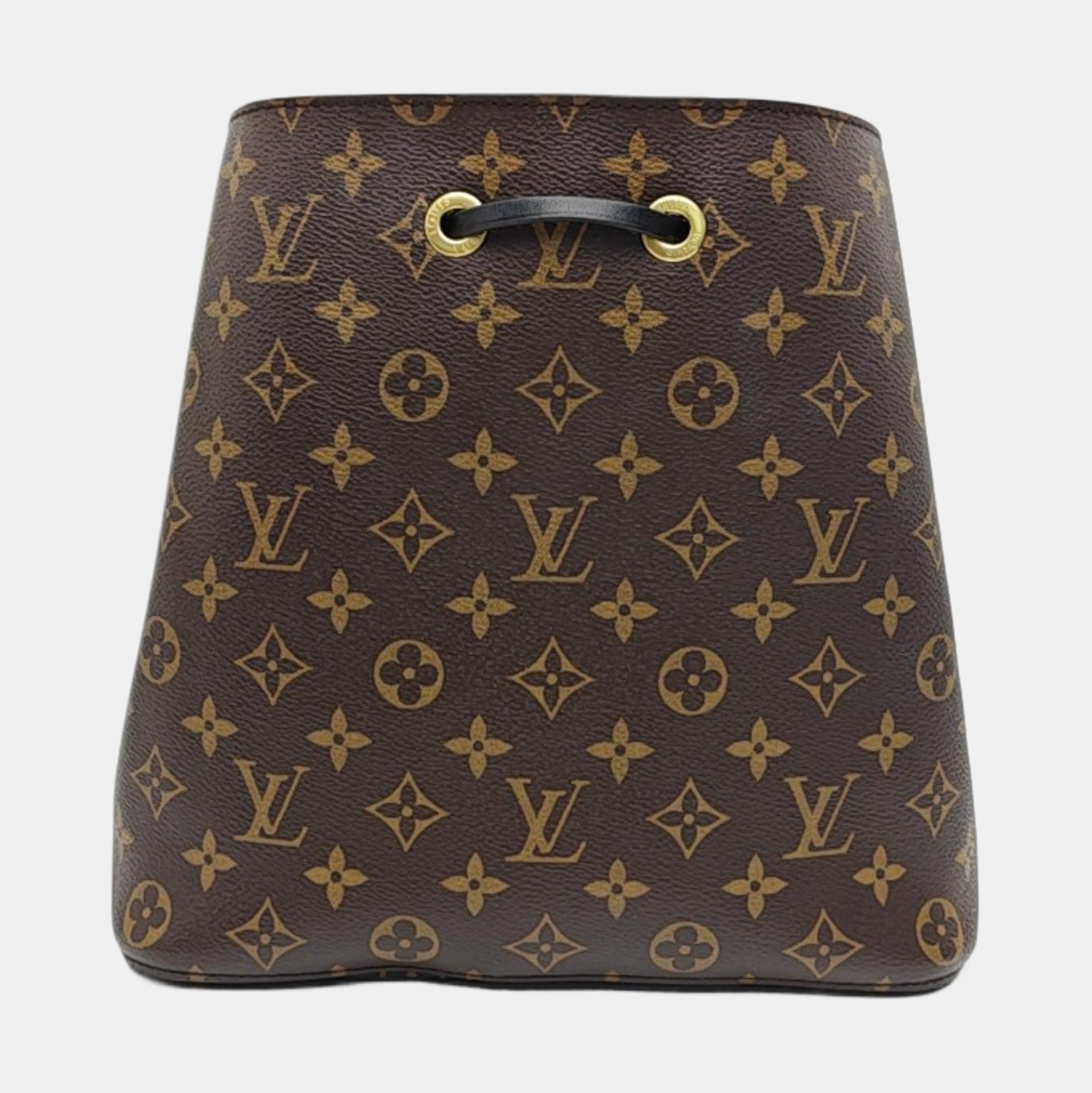 NÉONOÉ MM Monogram Coated Canvas Brown