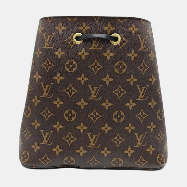 NÉONOÉ MM Monogram Coated Canvas Brown