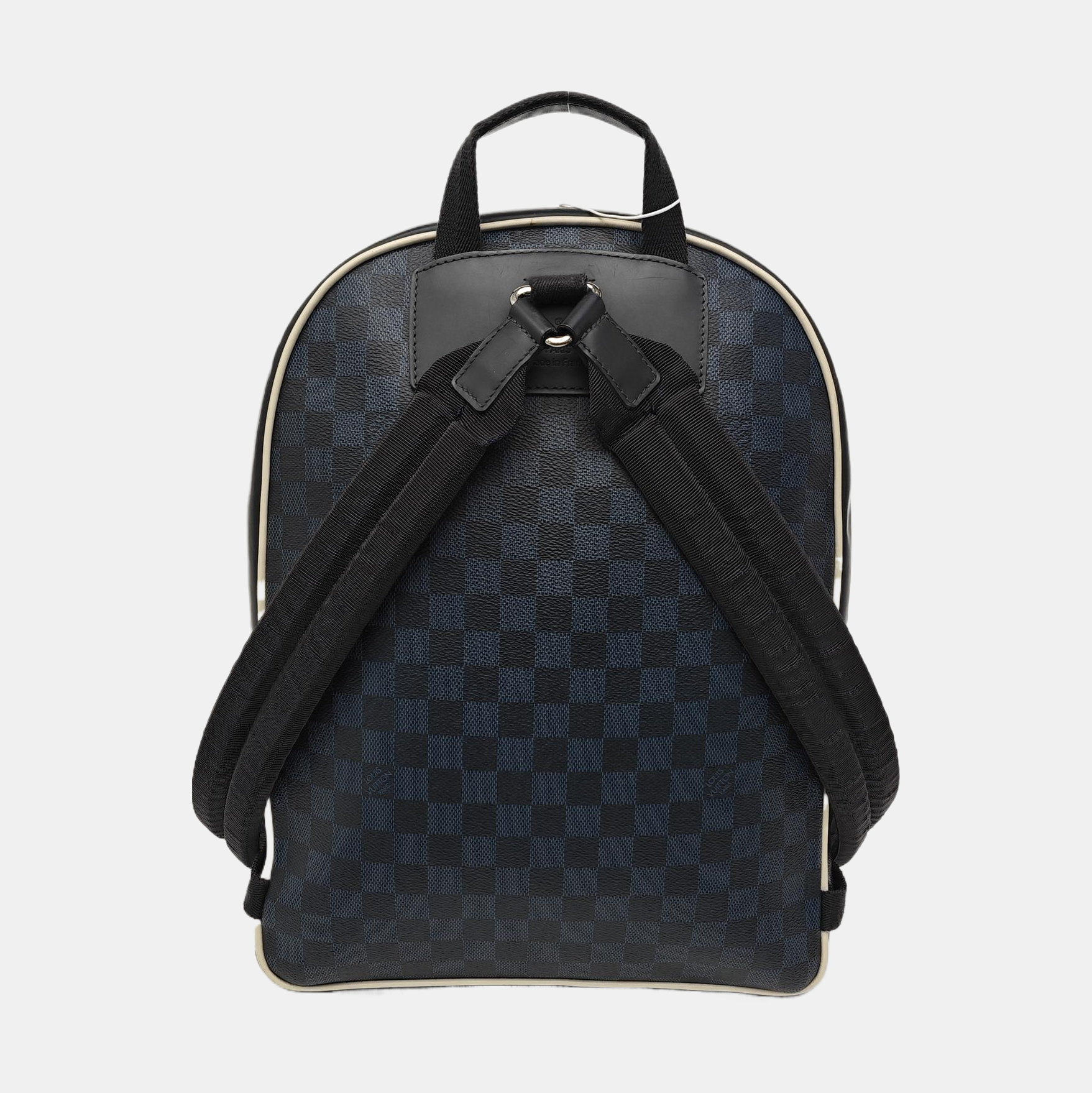 JOSH Damier Graphite Coated Canvas Black