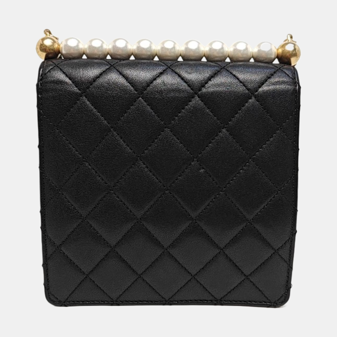 Quilted Lambskin Mini Black